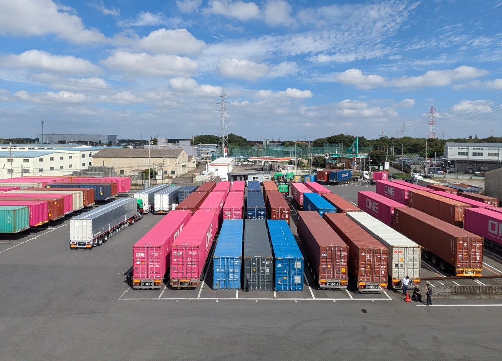 タツミトランスポートが自社保有するインラドデポ