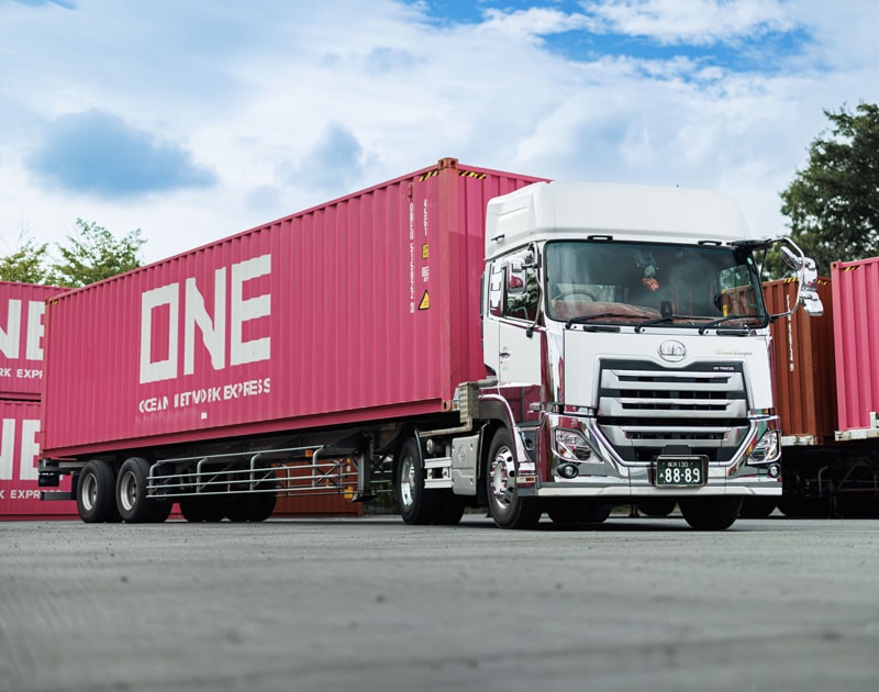 タツミトランスポートのトレーラー