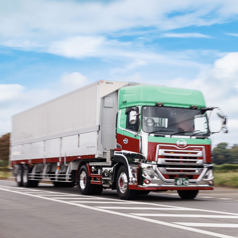 タツミトランスポートのウィングトレーラー