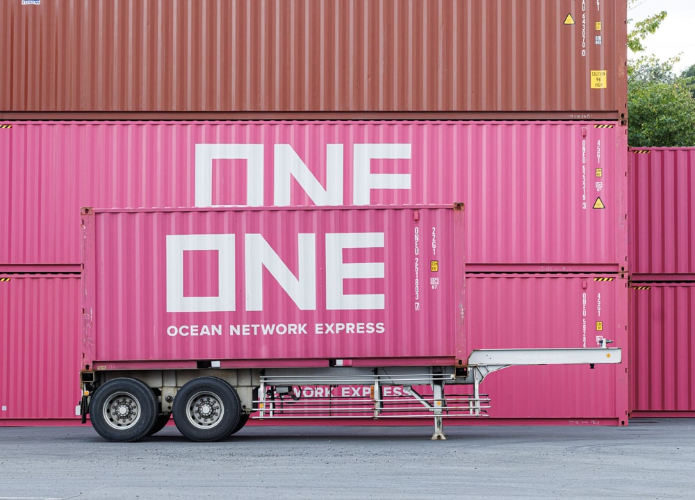 20フィート 2軸シャーシ