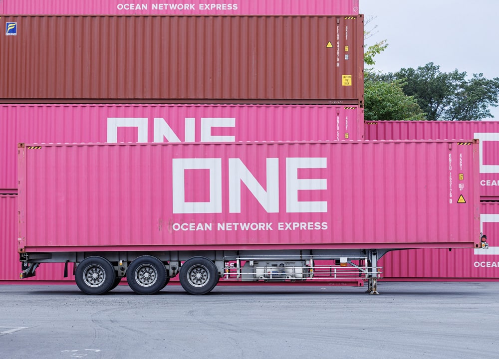 40フィート 3軸MGシャーシ